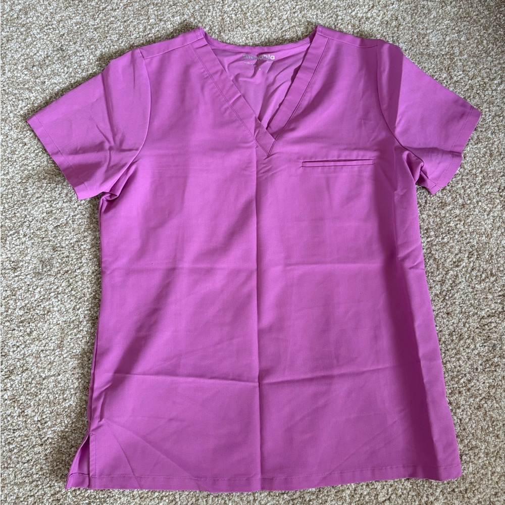 Mandala Pink Scrub Top